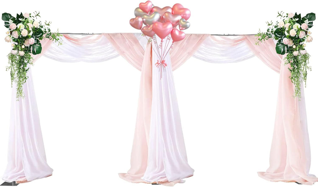 10 x 20ft Heavy Duty Pipe and Drape Backdrop Stand Kit with Metal Steel Base E54040