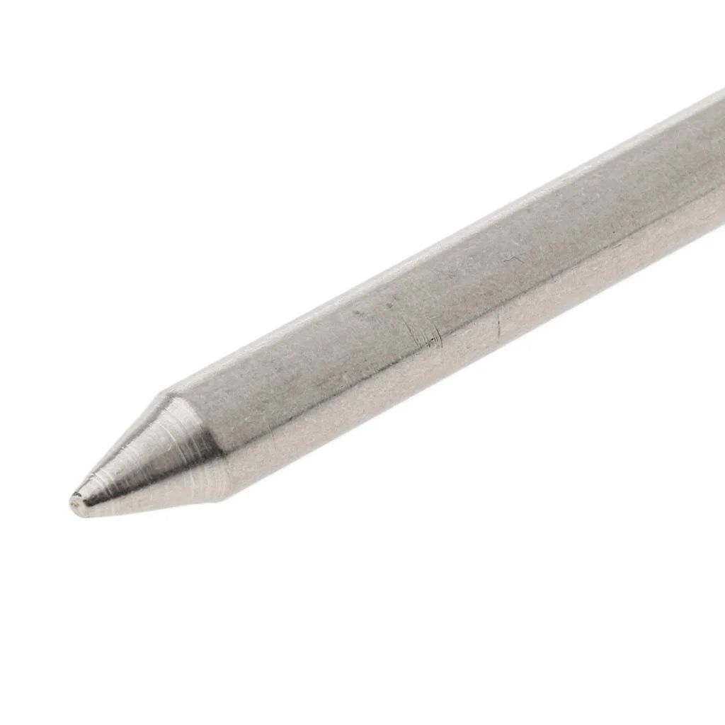 40cm Heavy-Duty Steel Solid Tent Stakes Pegs Ground Nail S257