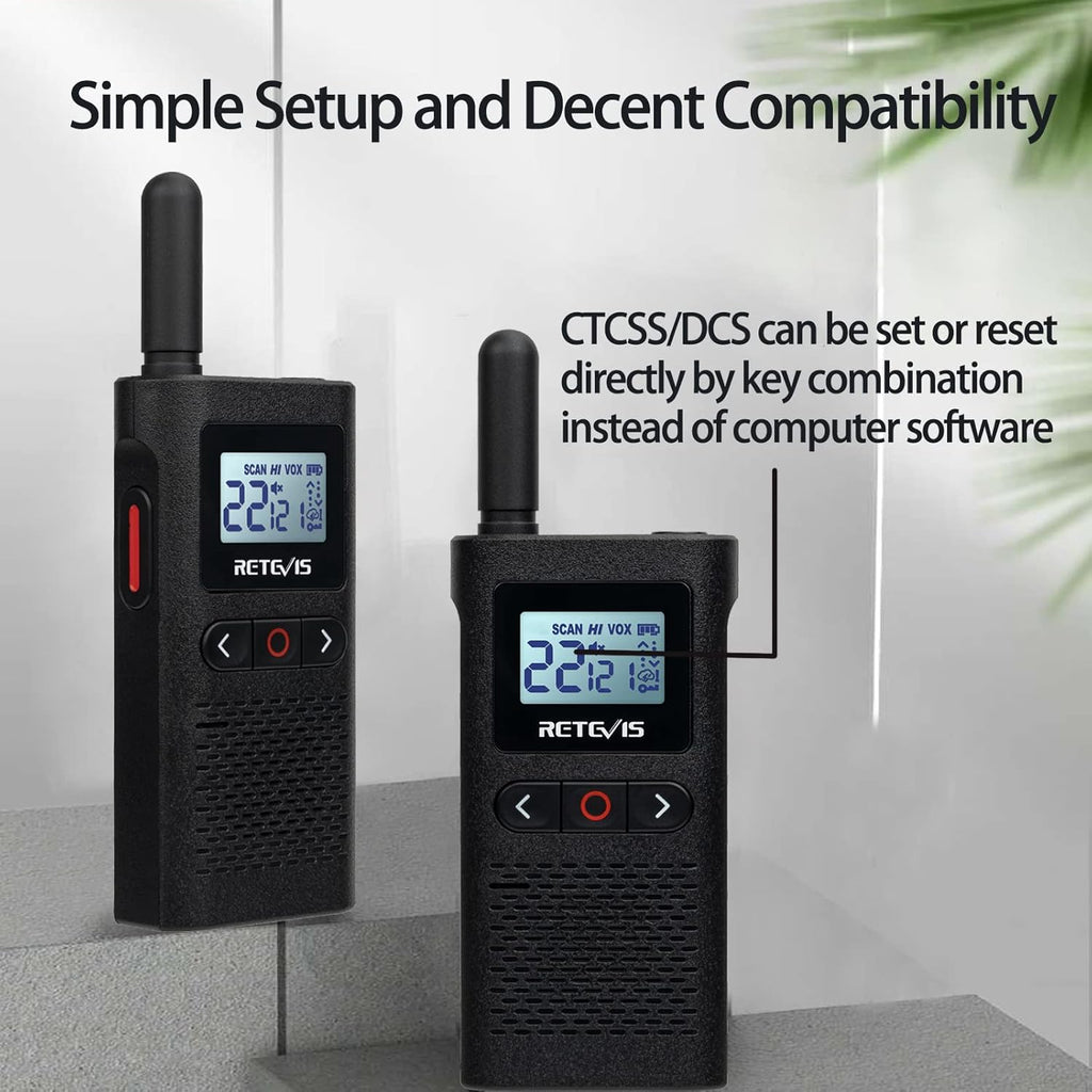 10 Pack Rechargeable Walkie Talkies with Earpiece Q94937