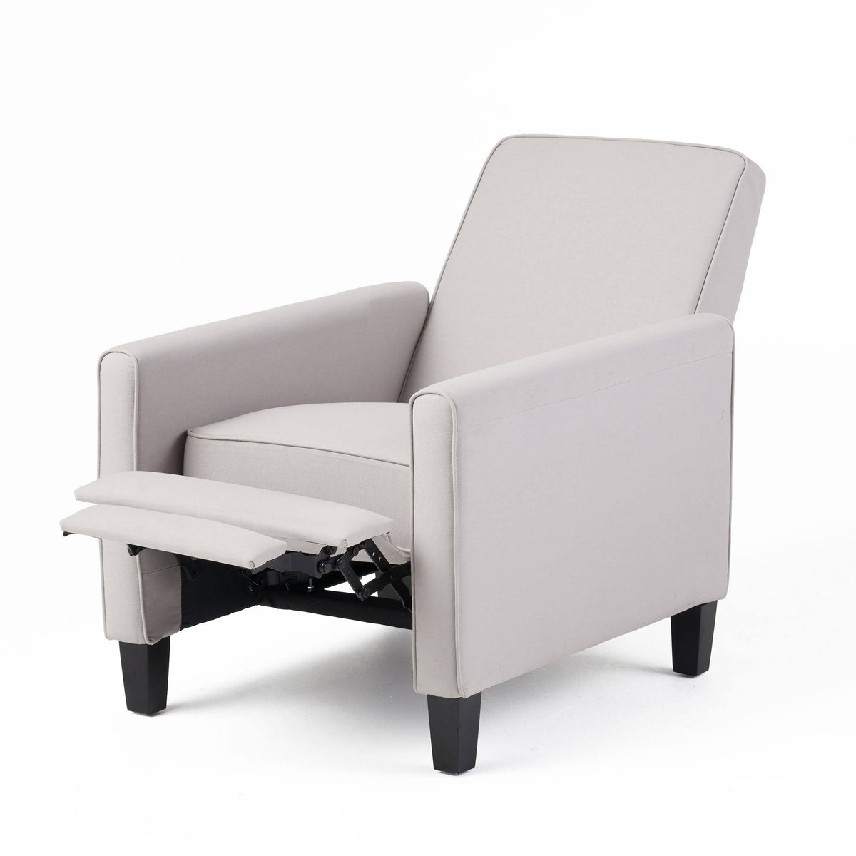 Navy Blue Fabric Recliner Set of 2 K4442