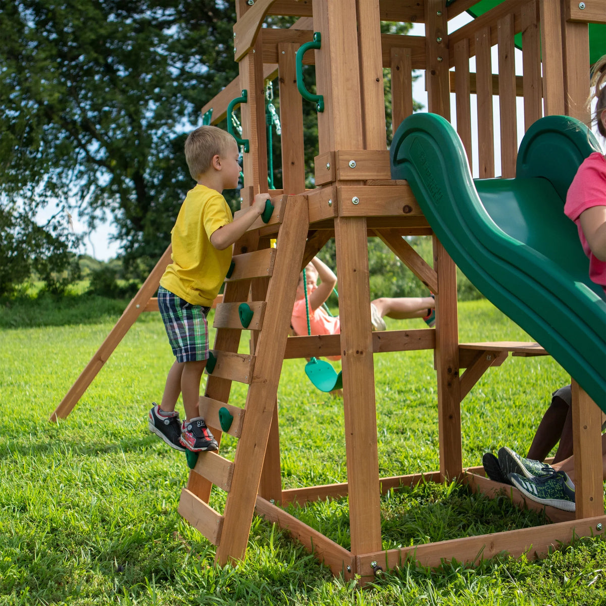 All Cedar Wood Swing Set T725525
