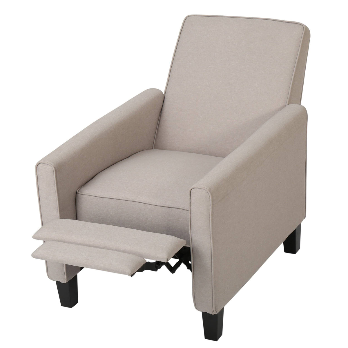 Navy Blue Fabric Recliner Set of 2 K4442