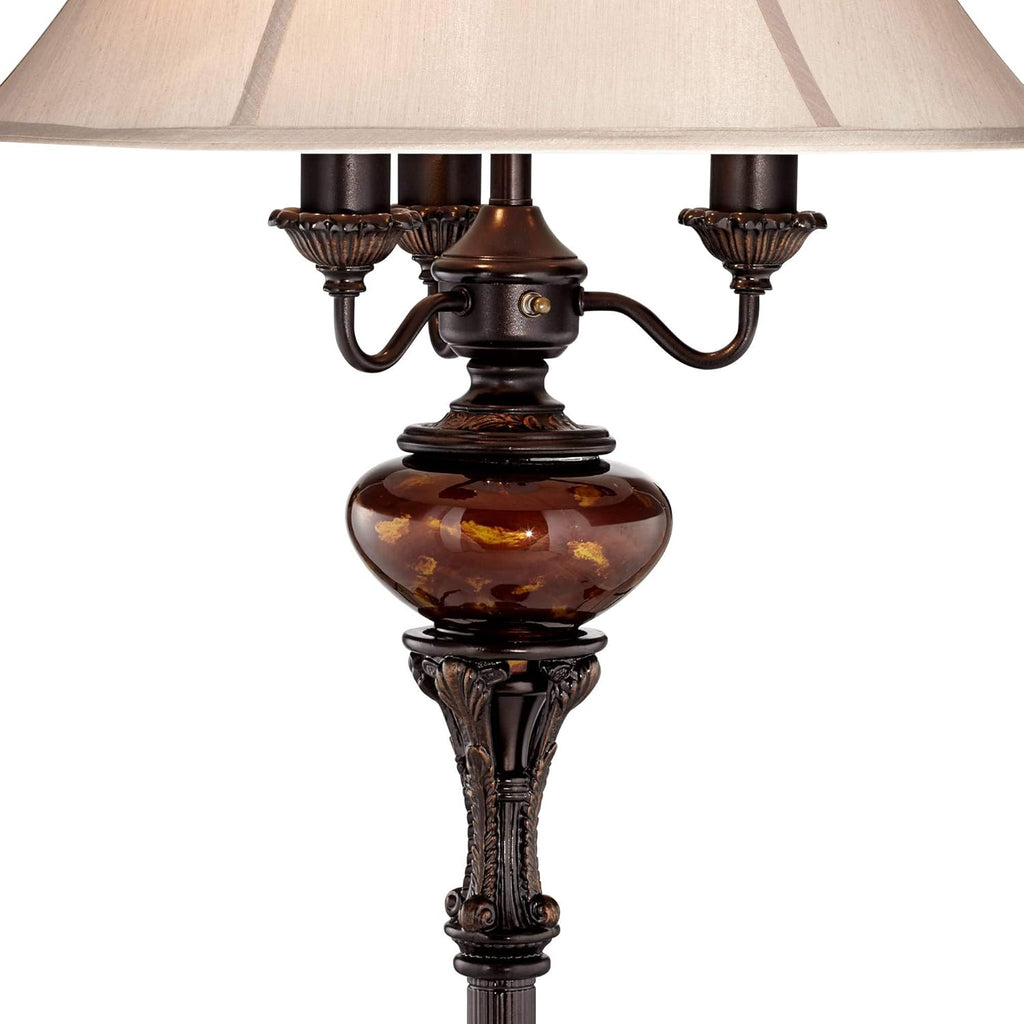 Antique Bronze 4-Light Standing Floor Lamp H95295