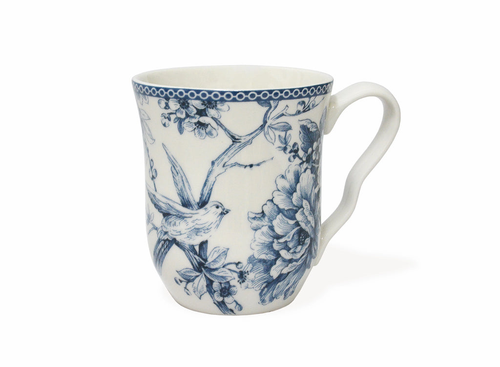 16-piece Porcelain Dinnerware Set, Blue Toile B612989