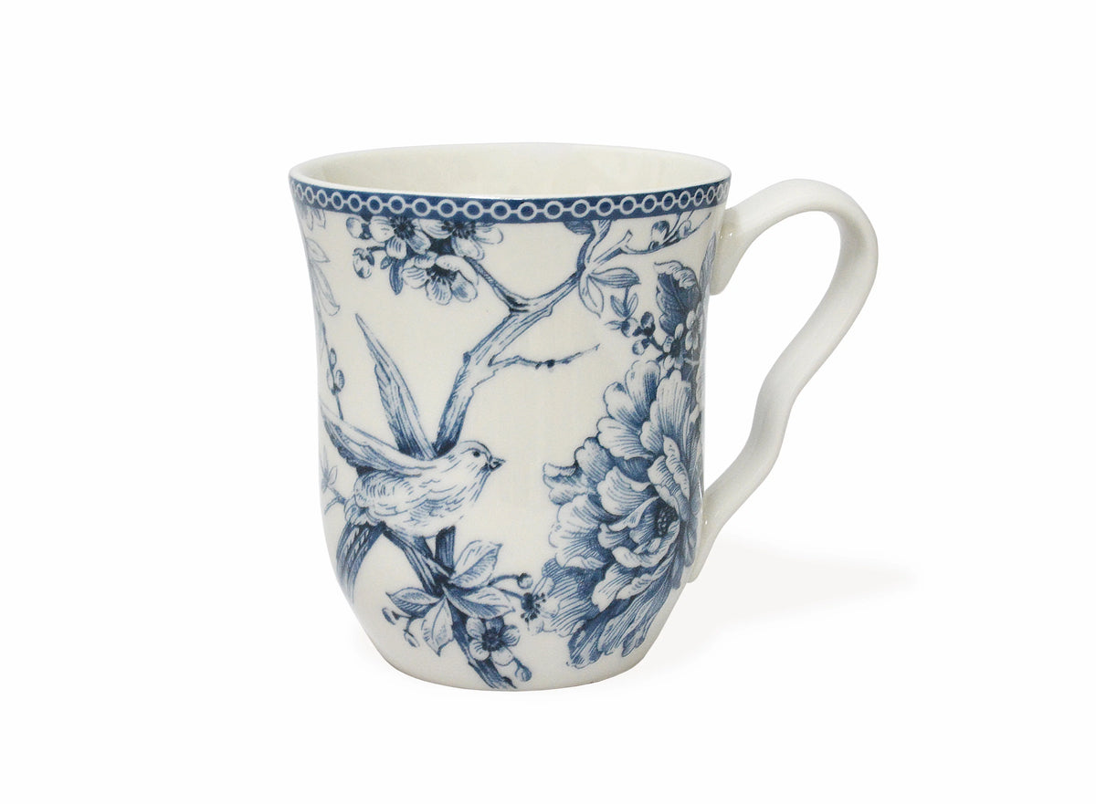 16-piece Porcelain Dinnerware Set, Blue Toile B612989
