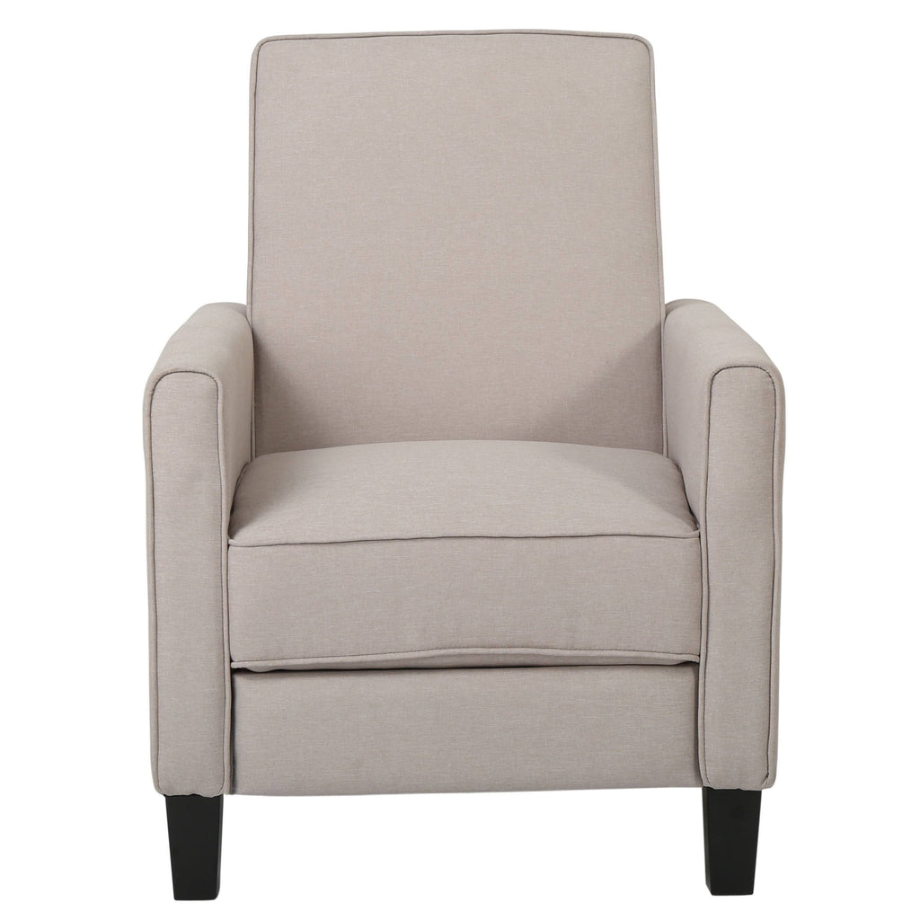 Navy Blue Fabric Recliner Set of 2 K4442