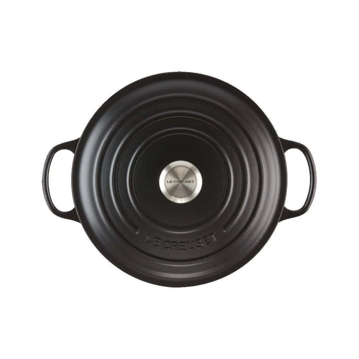 Round Casserole Cast Iron 22 cm Satin Black C88255
