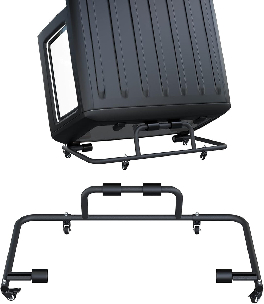 Black Hard Top Carrier Storage Cart X477929