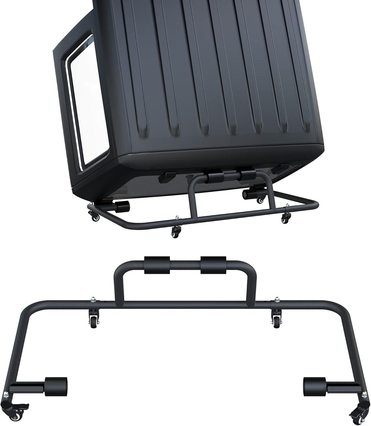 Black Hard Top Carrier Storage Cart X477929