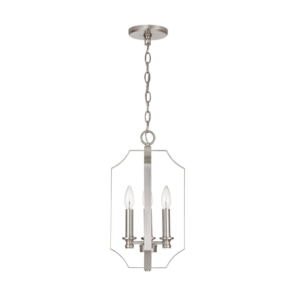 4 Light Brushed Nickel Foyer C918