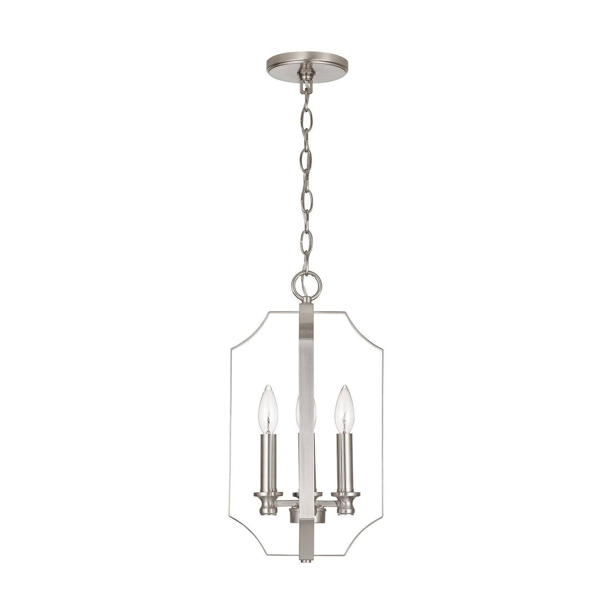 4 Light Brushed Nickel Foyer C918