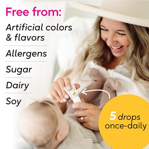Baby Probiotic Drops with Vitamin D, 10 ML, 0.34 oz, 2 Pack Q219