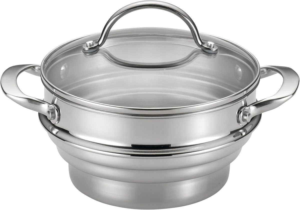 Stainless Steel Covered Steamer Insert W9786