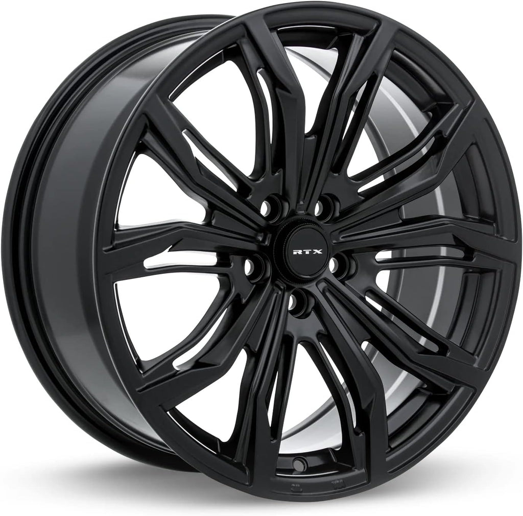 19x8.5 40 Offset 5x112 Bolt Pattern 66.6mm Hub Satin Black Rim K709285