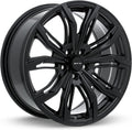 19x8.5 40 Offset 5x112 Bolt Pattern 66.6mm Hub Satin Black Rim K709285