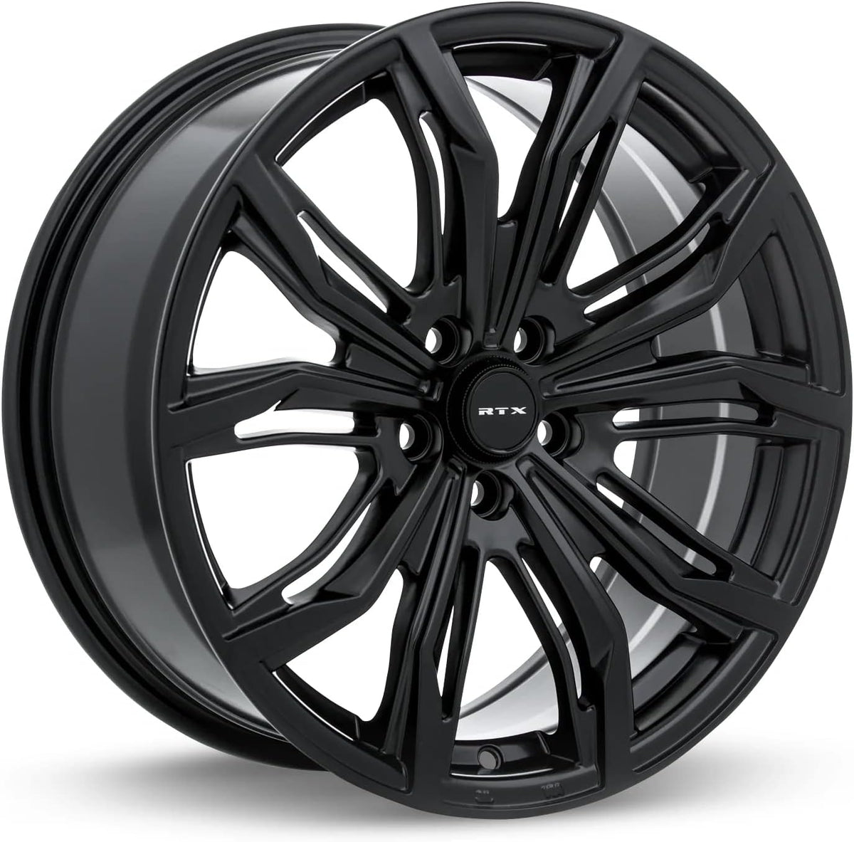 19x8.5 40 Offset 5x112 Bolt Pattern 66.6mm Hub Satin Black Rim K709285