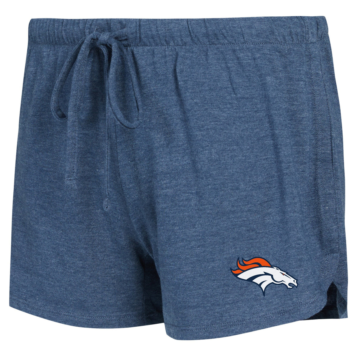 Navy Orange Raglan Long Sleeve T-Shirt & Shorts Lounge Set O9088