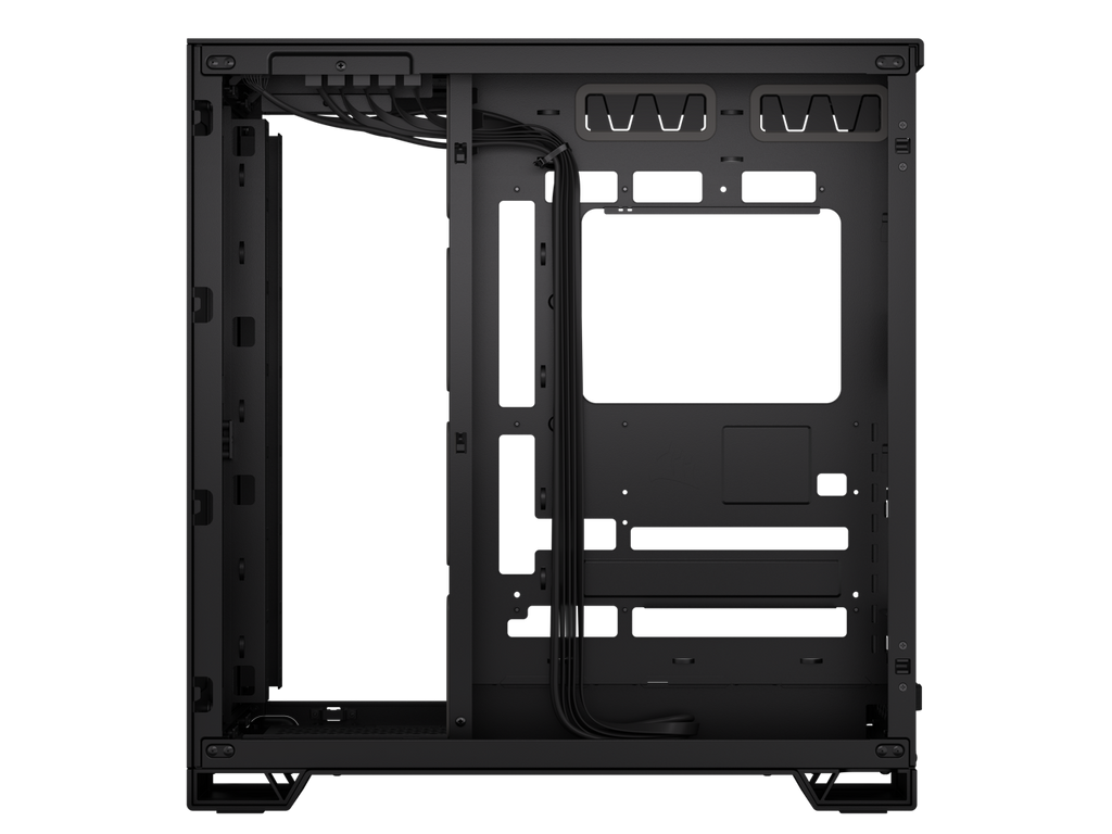 Black Super Mid-Tower Tempered Glass Airflow Case X741803