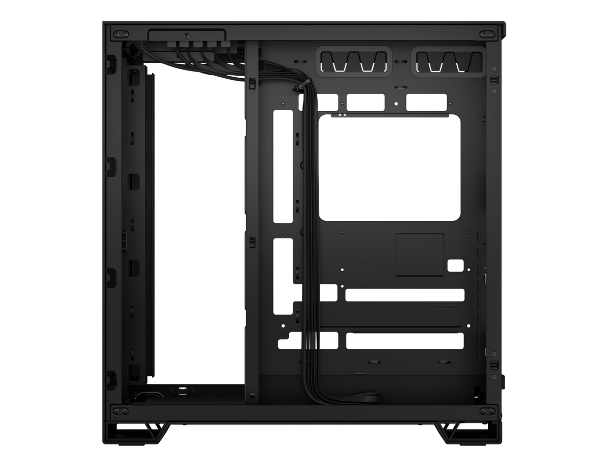 Black Super Mid-Tower Tempered Glass Airflow Case X741803