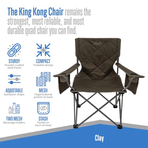 King Kong Camping Chair with Mesh Cup Holders and Pockets H29455