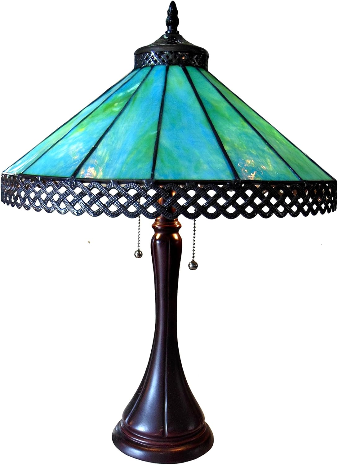 2 Light Table Lamp 16" Shade P554