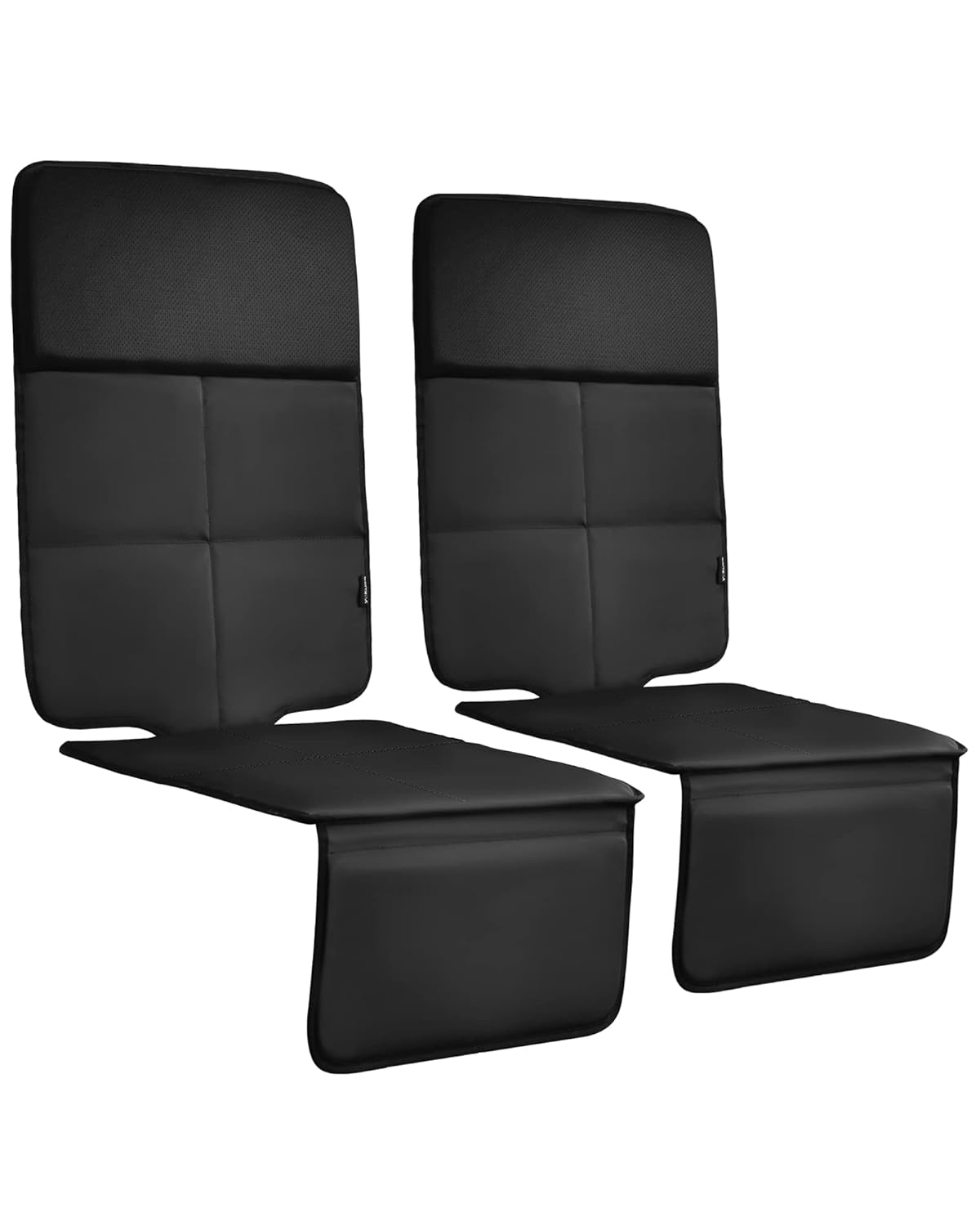 Black Car Seat Protector with Mesh Pockets A741357