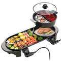 Electric Hot Pot with Grill, Removable Hotpot Pot, Smokeless Non-Stick, Adjustable Temperature B25585