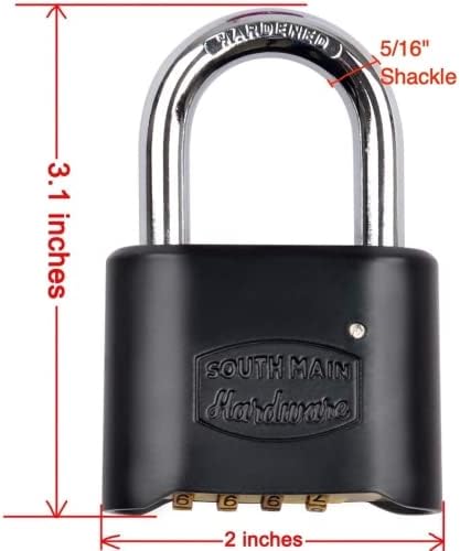 Black Die-Cast Padlock E891140