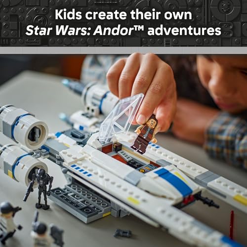 LEGO Star Wars Rebel U-Wing Starfighter Building Set with Cassian Andor, Dedra Meero and K-2SO, Ages 8+, 75399 K762
