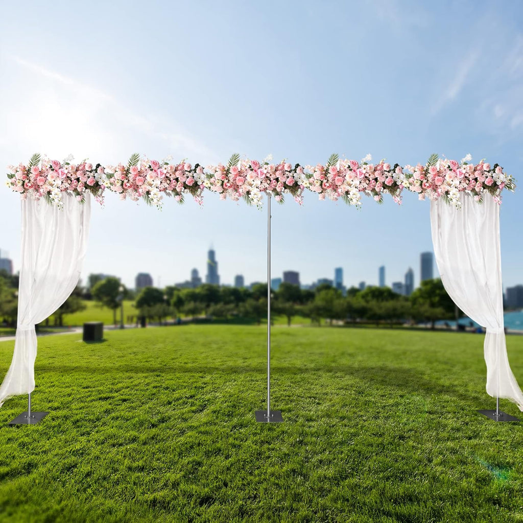 10 x 20ft Heavy Duty Pipe and Drape Backdrop Stand Kit with Metal Steel Base E54040