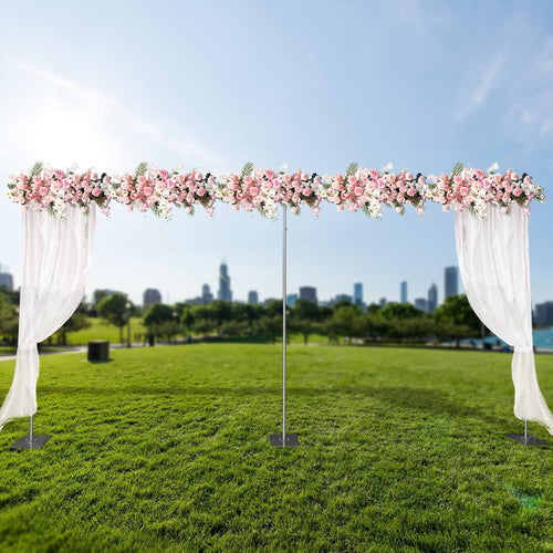 10 x 20ft Heavy Duty Pipe and Drape Backdrop Stand Kit with Metal Steel Base E54040