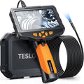 Dual Lens Inspection Camera with Light, 5 IPS Screen, 16.4ft Flexible Probe, 1080p M84265