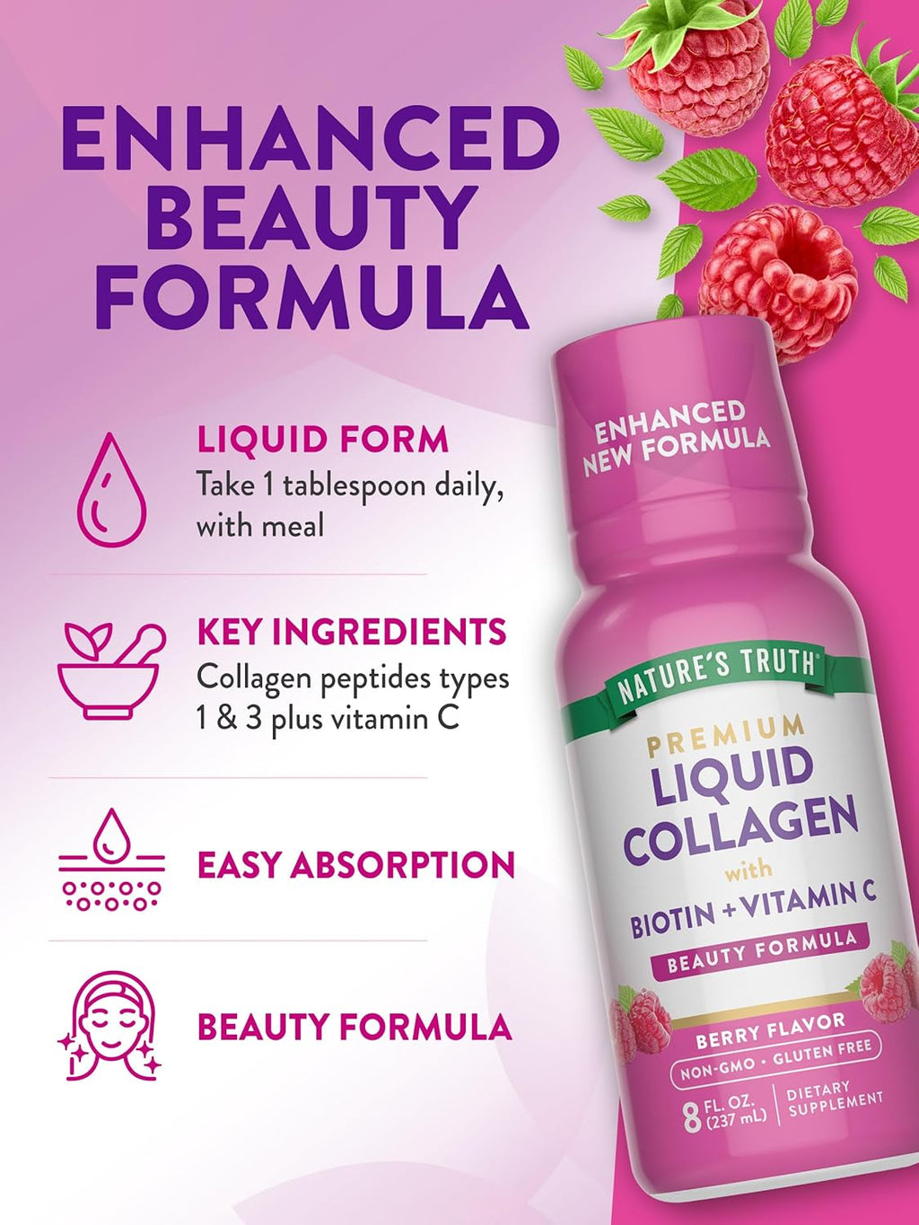 8 oz Liquid Collagen Supplement Y373