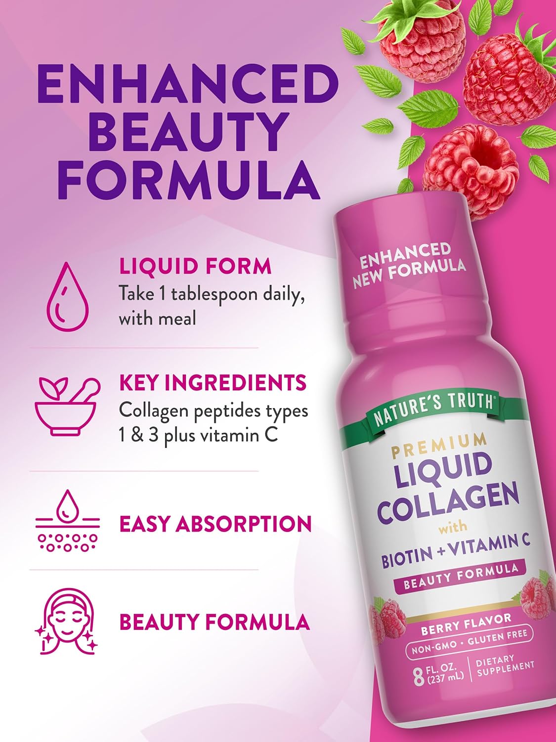 8 oz Liquid Collagen Supplement Y373