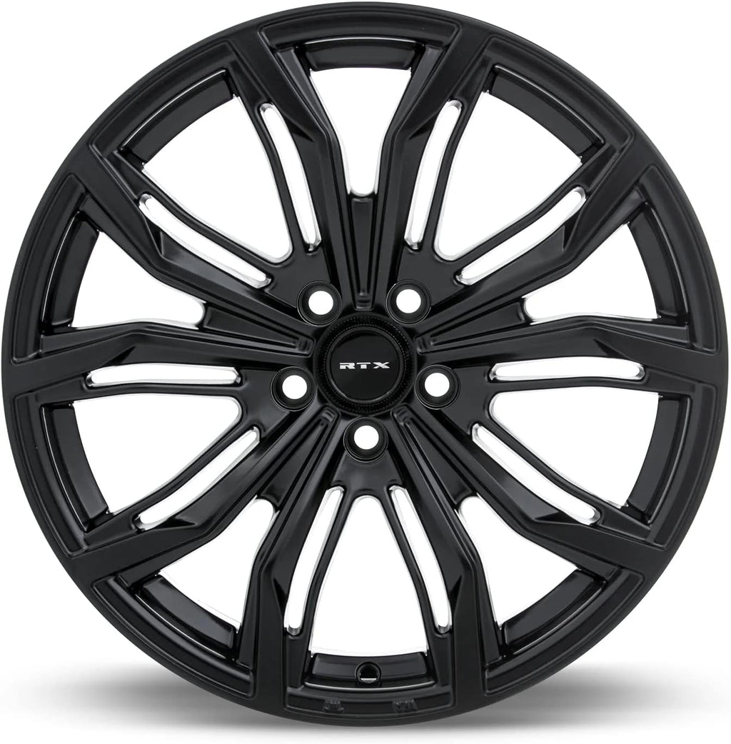 19x8.5 40 Offset 5x112 Bolt Pattern 66.6mm Hub Satin Black Rim K709285