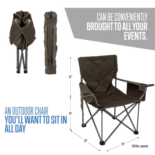 King Kong Camping Chair with Mesh Cup Holders and Pockets H29455