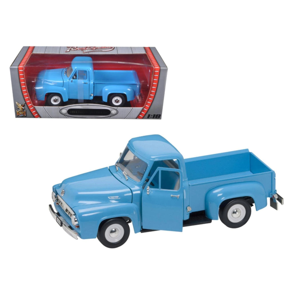 1953 Ford F-100 Pickup Light Blue 1/18 Diecast Car T2004
