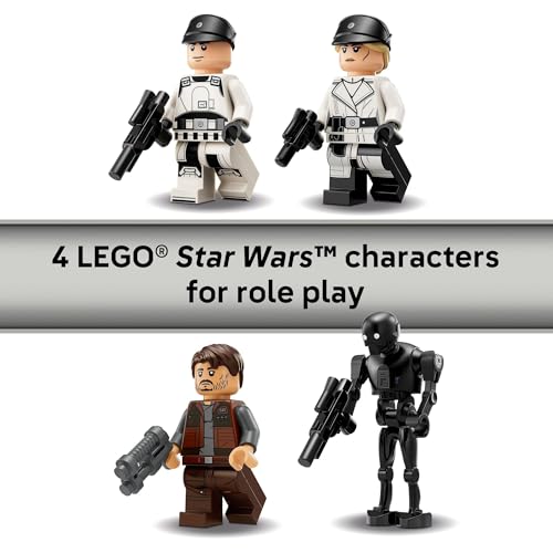 LEGO Star Wars Rebel U-Wing Starfighter Building Set with Cassian Andor, Dedra Meero and K-2SO, Ages 8+, 75399 K762
