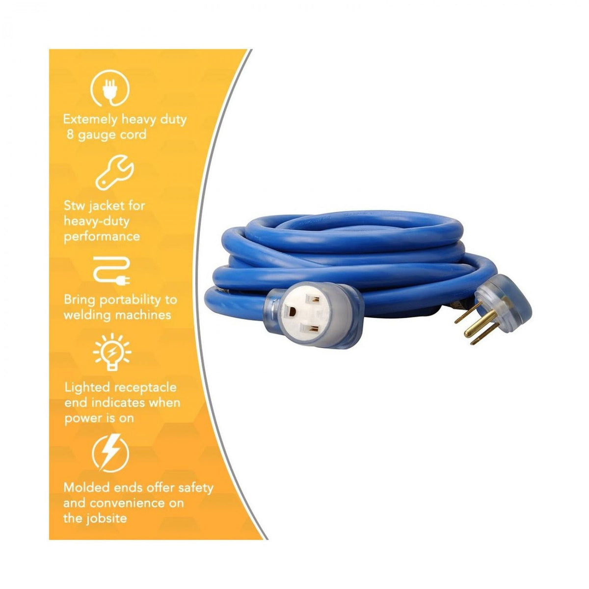 Blue 25ft Welder Extension Cord R29640