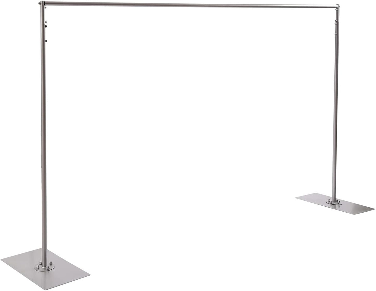 10 x 20ft Heavy Duty Pipe and Drape Backdrop Stand Kit with Metal Steel Base E54040