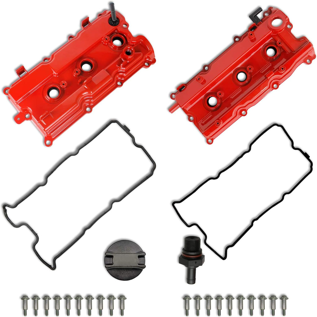 Red Aluminum Valve Covers for VQ35DE 3.5L D632616