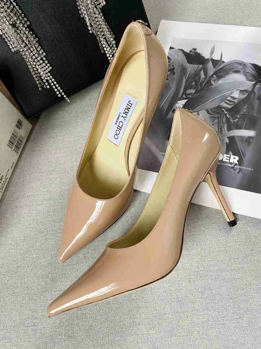 Nude Calf Leather Pumps X6600