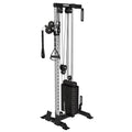 Wall Mount Cable Crossover Machine with 200LBS Weight Stack U2014