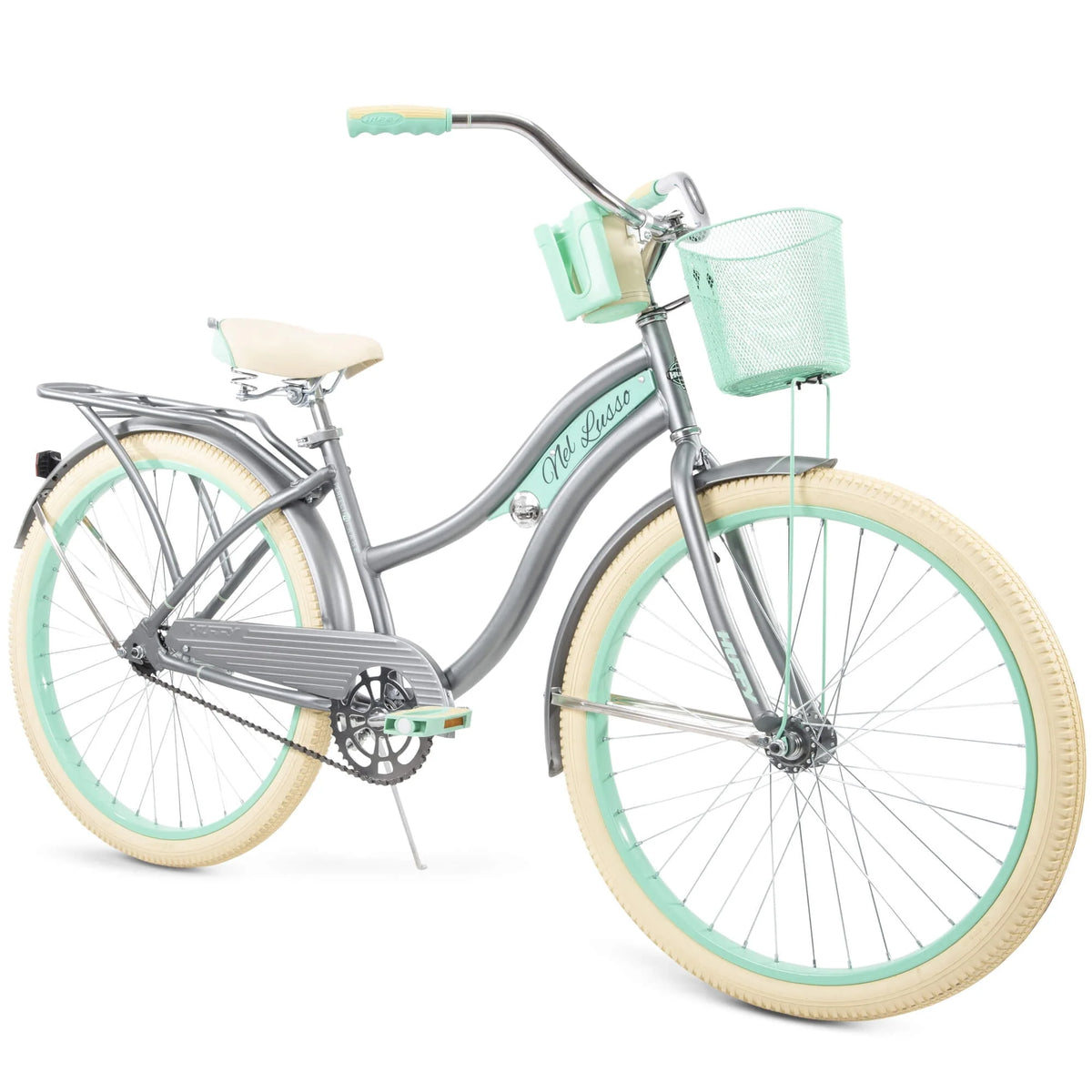 26 Classic Cruiser Bike with Perfect Fit Frame, Light Blue A578375