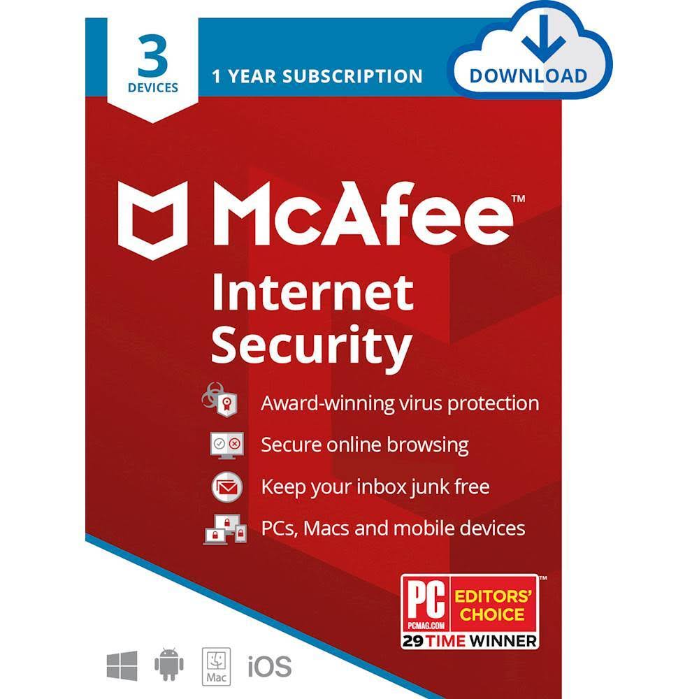 Internet Security for 3 PC and Mac Devices K430