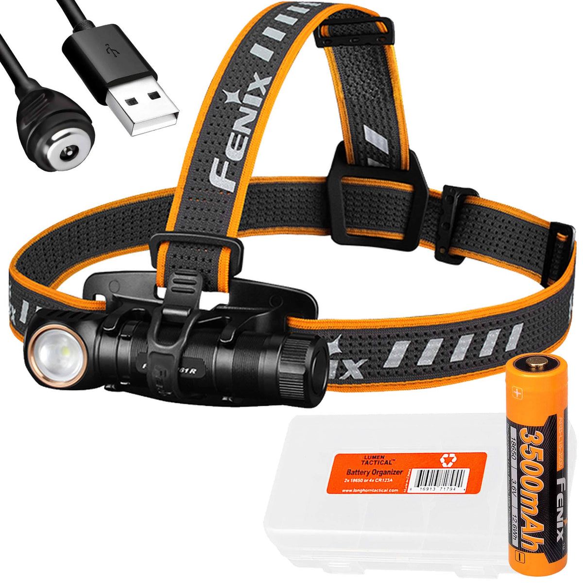 1200 Lumen Rechargeable Headlamp with White & Red Lights T9645