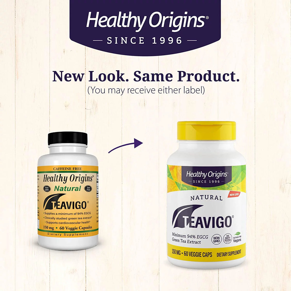 Green Tea Extract 150 mg 60 Veggie Caps N281