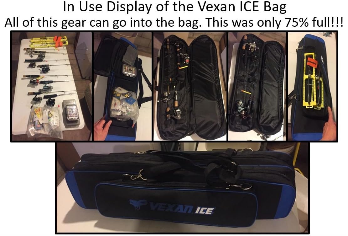 ICE Fishing Rod & Tackle Bag 36 Soft Case C9012