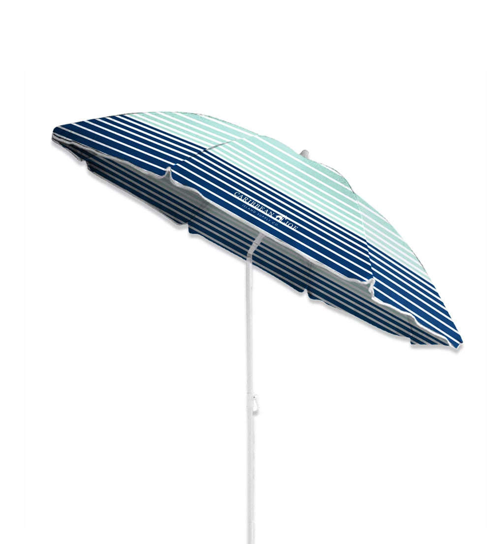 6' Beach Umbrella with UV Protection and Case S55634