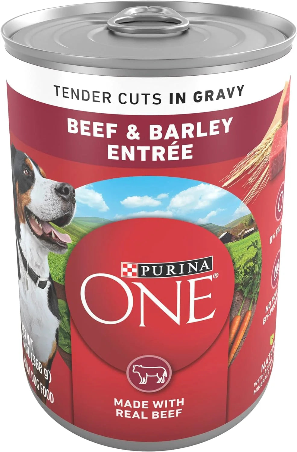Beef and Barley Entree in Gravy Wet Dog Food 13 oz Cans E34944